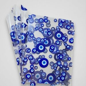 Transparent Evil Eye Cellophane Sheet ( 10 Sheets)