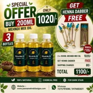 200ML OIL 3 BOTTLES GET 1 DABBER FREE