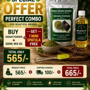 500GM POWDER + 200ML OIL & 1 MINI SPATULA FREE